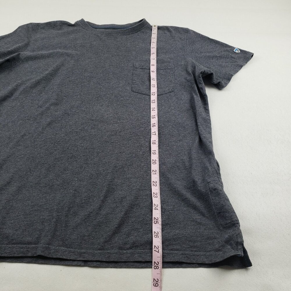 Kuhl Wildfibre Organic Cotton Tee Mens Large Gray Short Sleeve Crew Neck Shirt - Picture 11 of 11
